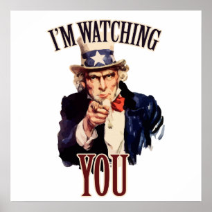 Jag tittar på dig poster