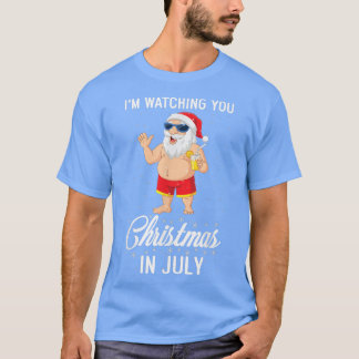 Jag tittar på jultomten i juli, sommar Vac T Shirt