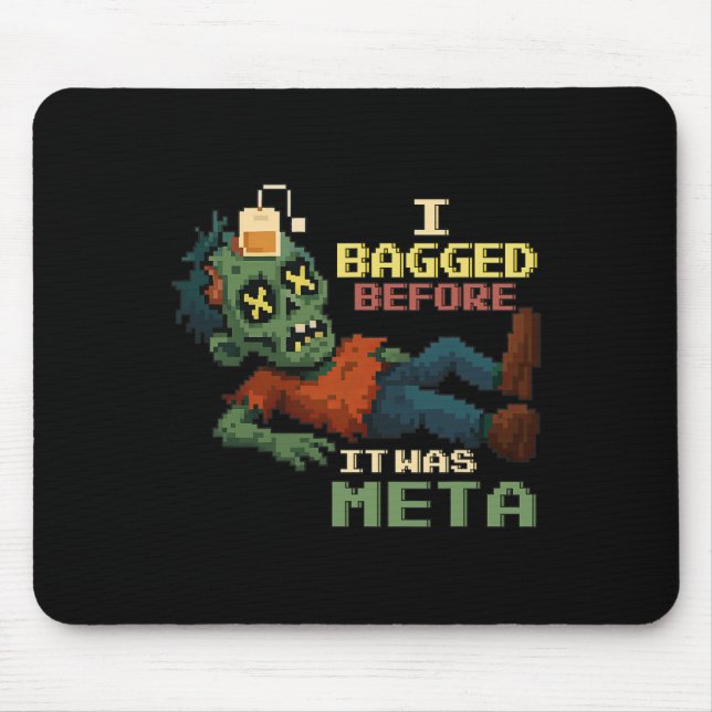 Jag tjänade pengar innan det var Meta Pixel Zombie Musmatta (Framsidan)