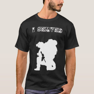 Jag tjänade som:  Soldat Tee
