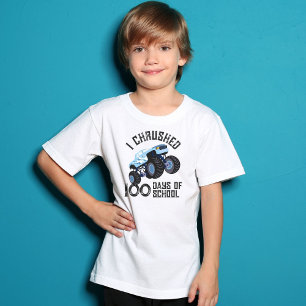 Jag tog 100 dagar av skolblåsmonster lastbil t shirt