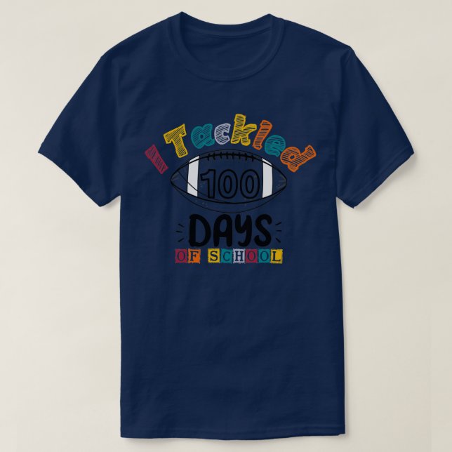 Jag tog 100 dagar i skola 6 t shirt (Design framsida)