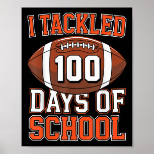 Jag tog 100 dagar i skolfotboll 100 dagar i bo poster
