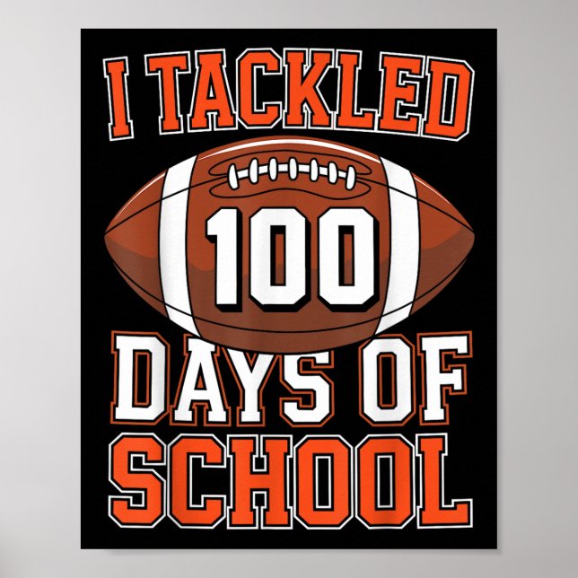 Jag tog 100 dagar i skolfotboll 100 dagar i bo poster (Framsidan)