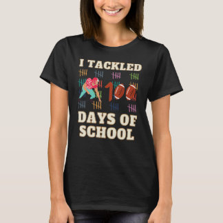 Jag tog 100 dagar i skolfotboll 100 dagar i Gi T Shirt