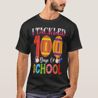 Jag tog 100 dagar med skolans fotbojor 100 dagar t shirt