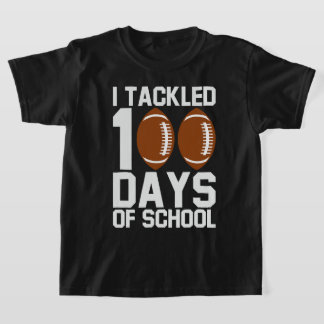 Jag tog 100 dagar med skolfotskonstruktion t shirt