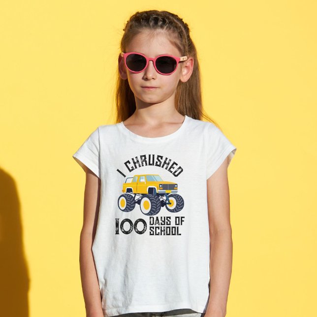 Jag tog 100 dagars gult monster lastbil t shirt (Skapare uppladdad)