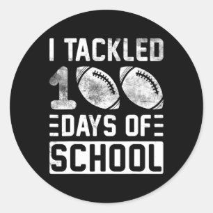 Jag tog 100 dagars skolavhopp 100th D Runt Klistermärke