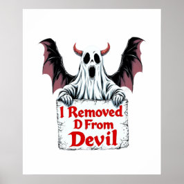 Jag tog bort D från Djävulen - Mörk Fantasy Gothic Poster