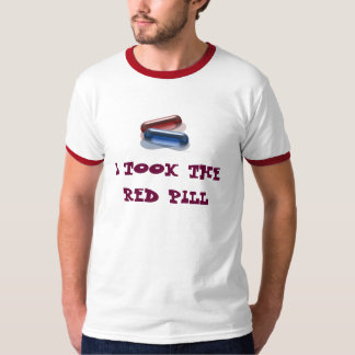 JAG TOG DEN RÖDA PILLEN T-SHIRT