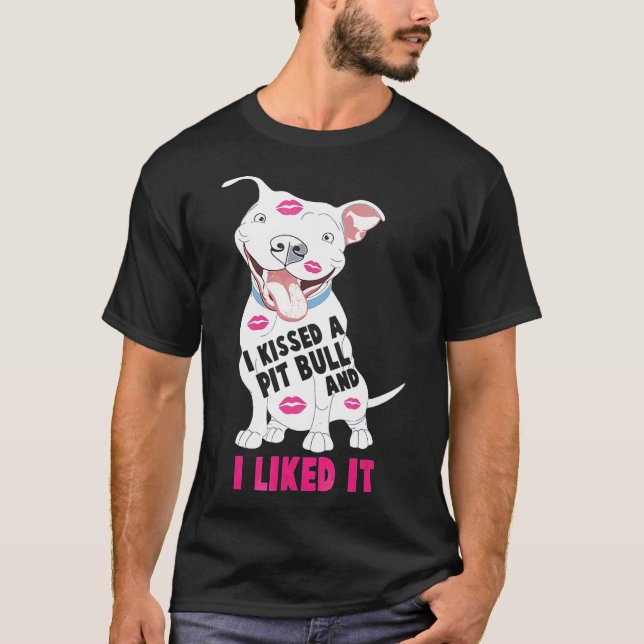 Jag tog en pitbull och gillade den Hund - ny T Shirt (Framsida)