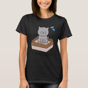 Jag tog katt Pooping Cat Kattunge Kitten 1 T Shirt