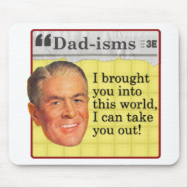 Jag tog med dig in i världen. musmatta