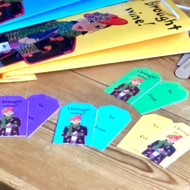 Jag tog med Vin! Presentetikett (Skapare uppladdad)