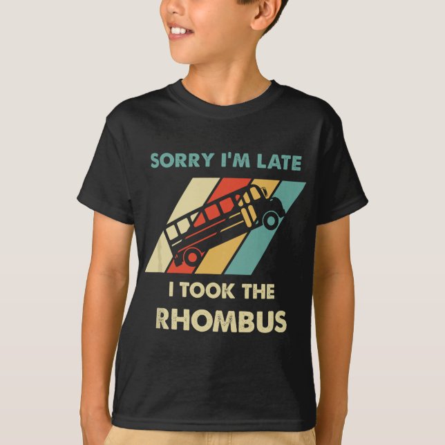 Jag tog Rhombus Funny Math Nerd Funny Math T Shirt (Framsida)