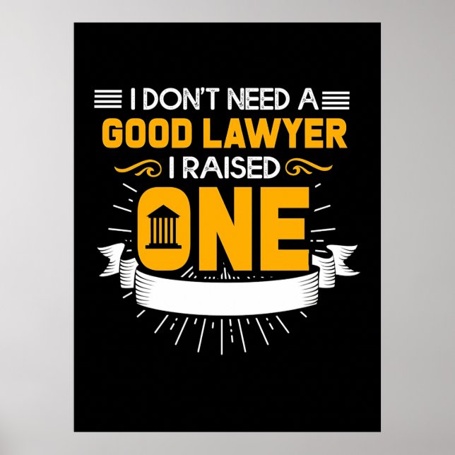 Jag tog upp en Bra advokat Poster (Framsidan)