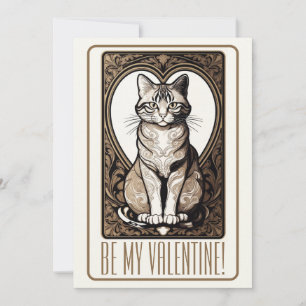 "Jag tolererar dig" – Den ärliga katten Julkort