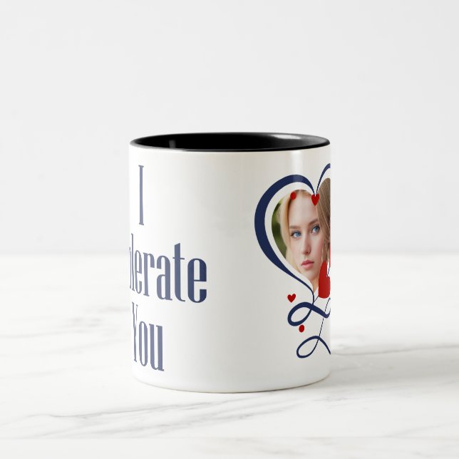 Jag tolererar dig Två-Tonad mugg (Center)