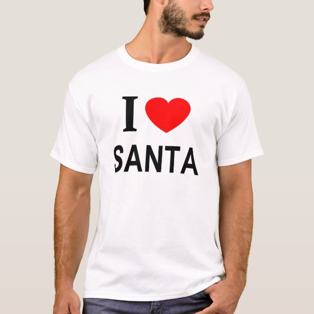 Jag ❤️ TOMTE Jag älskar TOMTE Jag har TOMTE i mitt T Shirt (Framsida)