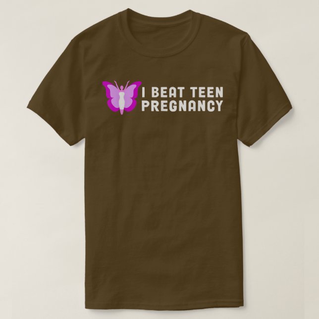 Jag Tonåring Gravid Shirt - Tonåring Gravid Preve T Shirt (Design framsida)