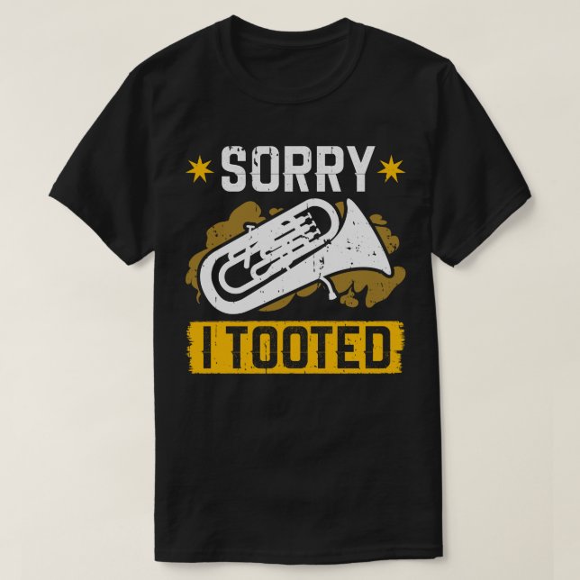 Jag Tooted Euphonium Player T Shirt (Design framsida)