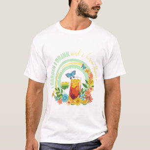 Jag Trädgårdsskötsel Jag Dricker Rolig Blommig Coc T Shirt