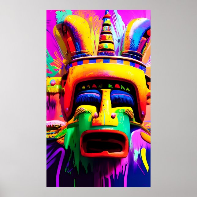 Jag träffade Fantasy Witch-Doktor Ken Gage Fantasy Poster (Framsidan)