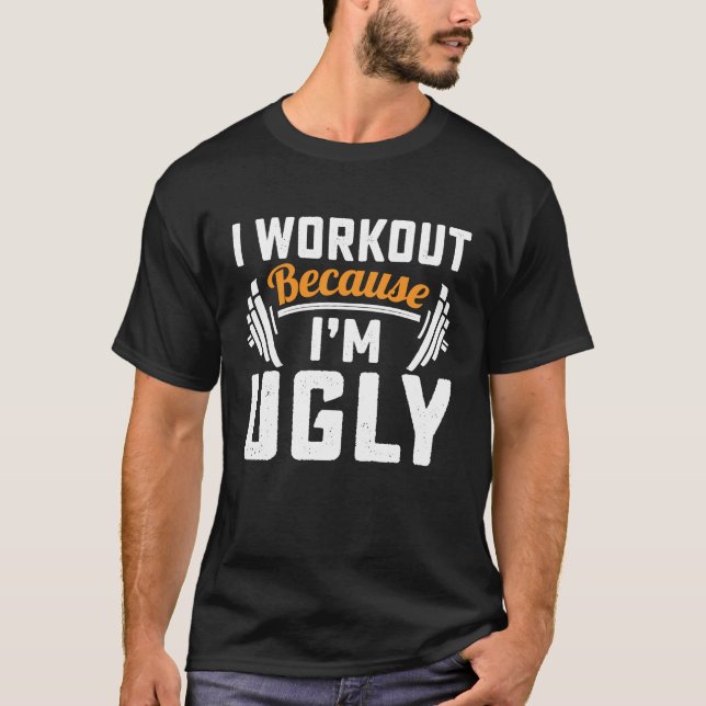 Jag tränar för att jag är Fint. T Shirt (Framsida)
