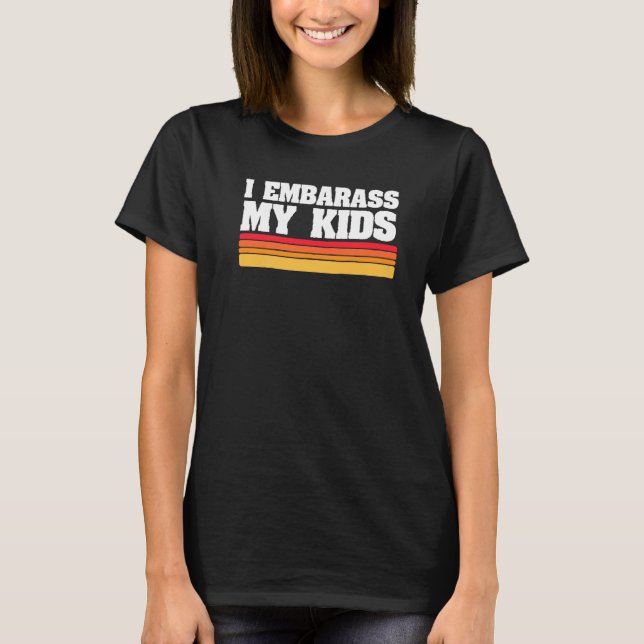 Jag tränar mina barn i Pappor Fars dag T Shirt (Framsida)