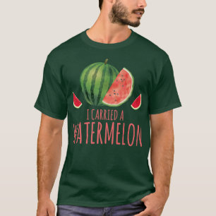 Jag transporterade en vattenmelon funny sommarfruk t shirt