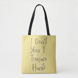 Jag Treasure Hunt Shopper Slogan Tygkasse