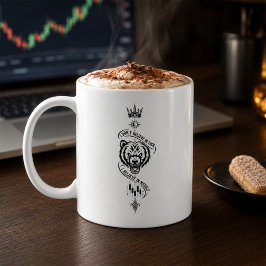 Jag Tro Inte På Tur Björn Trader Symbol Design Kaffemugg