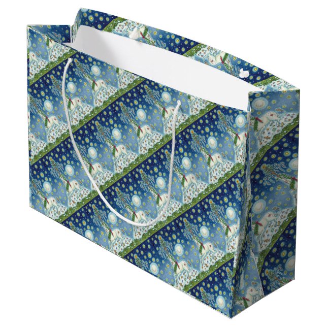 JAG TRO PÅ EN JULAHORNNAD STOR PRESENTPÅSE (Baksidan Vinklad)