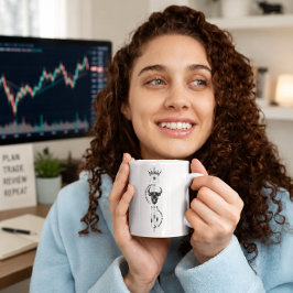 Jag Tro På Mig Själv Minimalistisk Trader Symbol D Kaffemugg