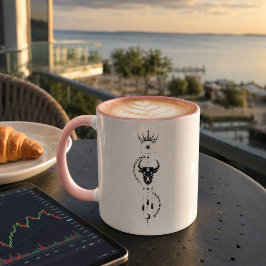 Jag Tro På Mig Själv Minimalistisk Trader Symbol D Mugg