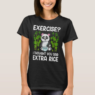 Jag trodde att du sa Extra Ris Panda T Shirt