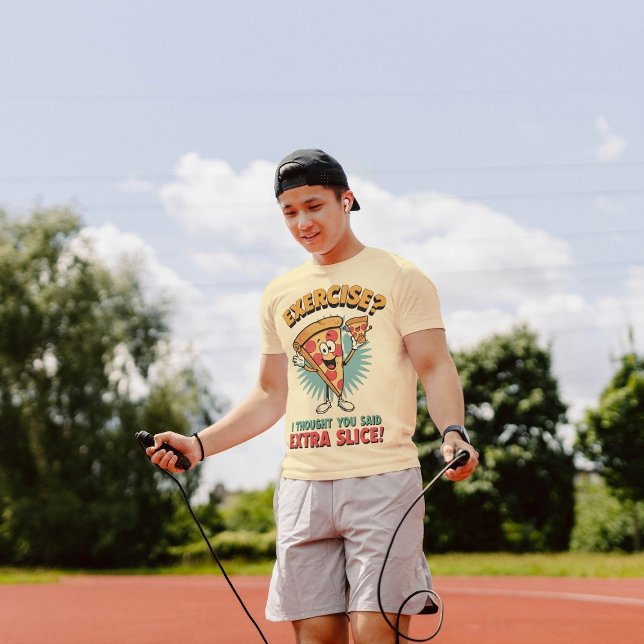 Jag trodde att du sa Extra Slice Pizza Pun T Shirt (Skapare uppladdad)