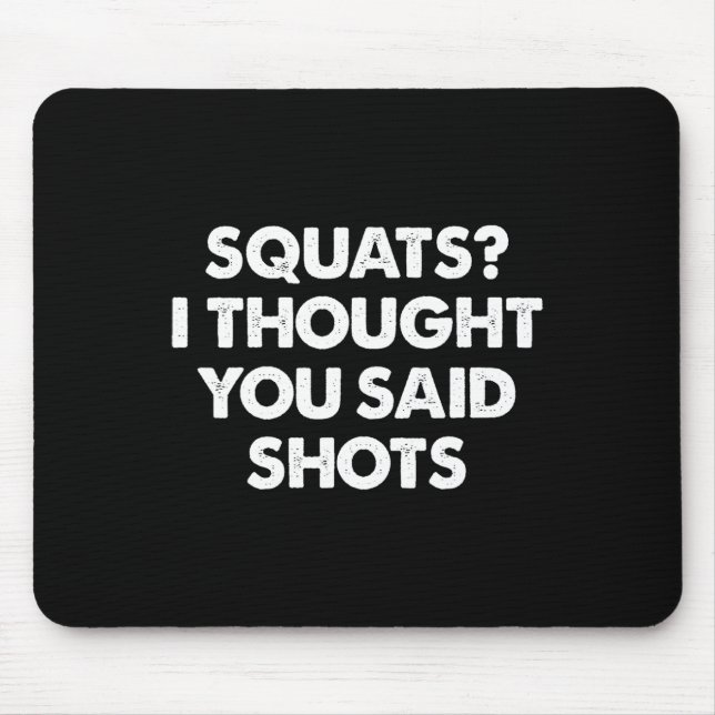 Jag trodde att du sa stölder musmatta (Framsidan)