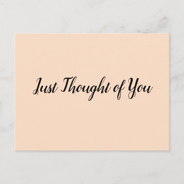 Jag trodde att du saknades hela dagen. vykort (Framsida)