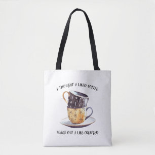 Jag trodde att jag såg kaffet som Creamer. Tygkasse