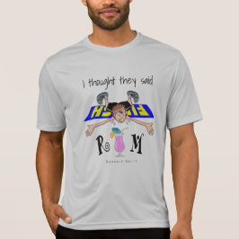 Jag trodde de sa Rum - SS Sport-Tek T-shirt