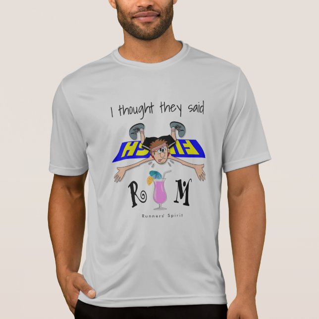 Jag trodde de sa Rum - SS Sport-Tek T-shirt (Framsida)