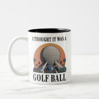 Jag trodde det var en golfboll Rolig golfälskare