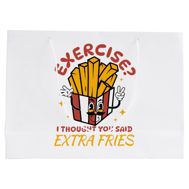 Jag trodde du sa Extra Fries. (Baksidan)