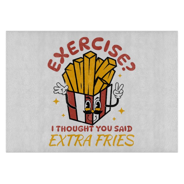Jag trodde du sa Extra Fries. (Framsidan)