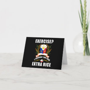 Jag trodde du sa Extra Ris Filippinerna Kort
