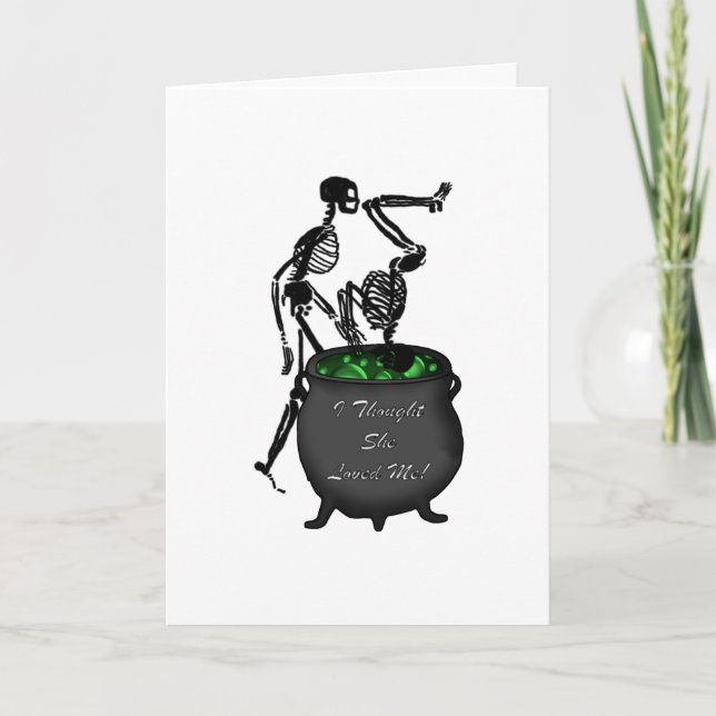 Jag trodde hon älskade mig kort (Framsida)