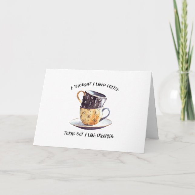 Jag trodde jag gillade kaffe, men det visar sig at kort (Framsida)