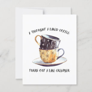Jag trodde jag gillar kaffe inbjudningar
